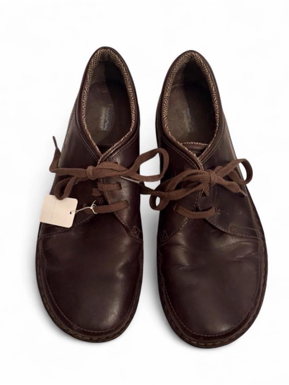 Patagonia Men's Dark Brown Leather Loulu Barefoot Minimalist Derby Shoes 12